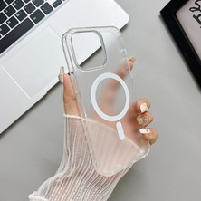 Relatos iPhone 16 Pro Max Kılıf Magsafe Uyumlu Mat Frost Hibrit Pc Arka Yüzey Tpu Çerçeve Darbe ve Kamera Koruma Şeffaf