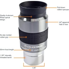 Relatos 93323 1-1/4-32 mm Omni Serisi Okular