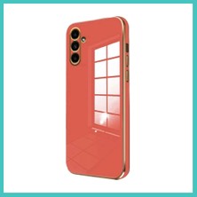 Ny Joy Samsung Galaxy M15 Uyumlu Kılıf Volet Silikon - Kırmızı Nyjoybz
