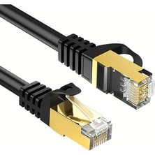 Relatos Cat7 Lan Internet Data Modem Kablosu (Cat 7 Ethernet Modem RJ45 Uçlu Jacklı Network Adsl) (3 Metre)