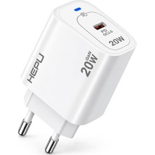 Relatos Armor Series HP-AC01 20W Gan Hızlı Şarj Adaptörü - Type-C Pd & Qc3.0 Akıllı Çipli Alev Almaz Şarj Kafası