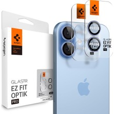 Relatos iPhone 17/16 Plus / 16 ile Uyumlu Kamera Lens Koruyucu Cam Kolay Kurulum Glas.tr Ez Fit Optik Pro (2 Adet) Blue - AGL10129