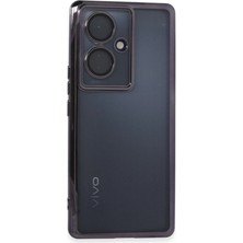 Urfakent Vivo V29 Lite Uyumlu Kılıf Lensli Silikon - Mor