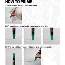 Relatos Pc-1mr Uni Beyaz Boya Marker Kalemler Ultra Ince 0,7 mm Kalibre Uç Ucu Her Yüzeye Yazılır Kumaş Cam Taş Metal Ahşap Plastik