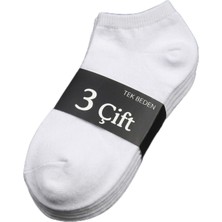 Relatos 3'lü Paket Unisex Pamuklu Patik Çorap - Terleme ve Iz Yapmayan Patik Çorap, 41-45 Numara