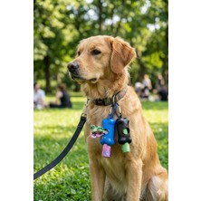 Relatos ® Köpek Dışkı Torbası Seti 7 Parça Taşınabilir Poşet Dispenseri 6 Rulo Poşet Askı Aparatlı