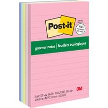 Relatos Greener Notes Helsinki Koleksiyonu, Izgili, 10,2 x 15,2 Cm, 5 Blok/paket, 100 Yaprak/blok (660-RP-A)