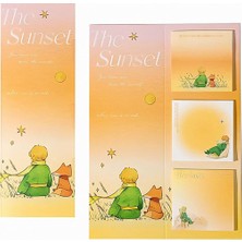 Relatos The Sunset Temalı Ayraç ve Notpad Seti • Post-It • Sticky Note