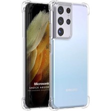 Universal Samsung Galaxy S21 Ultra Için Kılıf Shock Absorbing Şeffaf [galaxy S21 Ultra ile Uyumlu Kılıf - Şeffaf]