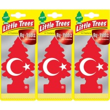 Universal Car Freshner Asma Koku Ay-Yıldız 3'lü
