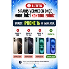 Universal iPhone 16 ile Uyumlu Modern Desenler Serisi Şeffaf Silikon Kılıf (FLOWER12)