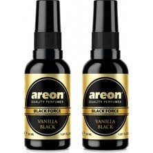 Universal 30 ml Black Force Vanilla Black Oto Araç Spreyi