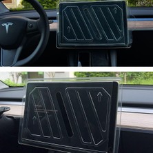 Universal Tesla Model Y/model 3 Için Ön Ekran Koruyucu Temperli Cam