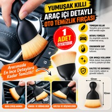 Universal Yumuşak Kıllı Araç Içi Detaylı Oto Temizlik Fırçası(Adet Fiyatıdır)