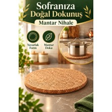 Mucit Home Mantar Nihale 1 Adet Tencere Tava Altı Nihale Kahverengi