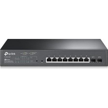 TP-Link Tp-Lınk Omada TL-SG2210MP 8 Port Gıgabıt+ 2xgıgabıt Sfp Uplınk Yönetilebilir 150W Poe Rackmount Swıtch Dlra