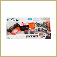 Bezos 36606 X-Shot Skins Lock Blaster 16 Mermili Sünger Dart Atan Silah 56 cm - Za