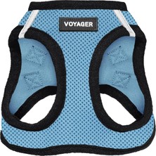 Universal Voyager Step-In Air Köpek Koşum Takımı, Her Hava Koşuluna Uygun File Dokuma, Yansıtıcı, Çekmez, Küçük, Orta Boy Köpekler, Kediler Için Yemek Takımı - Cırt Cırtlı Güvenli Toka, Çift D Halka