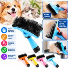 Universal Evcil Hayvan Kedi Köpek Tüy Toplayıcı Otomatik Tuşlu Pet Tarak (Adet Fiyatıdır)