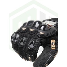 Universal Biker Tam Parmak Korumalı ve Nefes Alabilen Telefon Uyumlu Motosiklet & Bisiklet Eldiveni Pro
