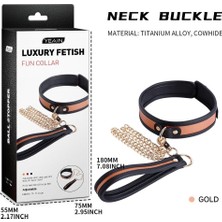 Universal Luxury Fetish Bdsm Deri Boyun Tasması