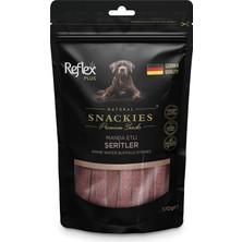Universal Plus Snackies Natural Manda Etli Şeritler Premium Köpek Ödül Maması 170 G