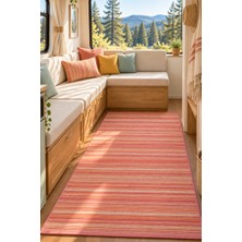 Melaris Plaj Karavan Halısı Hasır Kilim Katlanabilir Halı Balkon Teras Bahçe Kamp Halısı