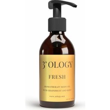 3'ology Aromatherapy Body Oil With Grapefruit And Mint, 250 ml