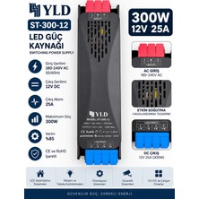Yld ST-300-12 300W 12V 25 A Slim LED Güç Kaynağı