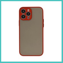 Ny Joy iPhone 15 Pro Uyumlu Kılıf Montreal Silikon Kapak - Kırmızı Nyjoybz