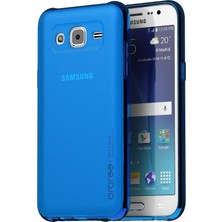 Str Store Araree [j] Için Ultra Ince Ince Şeffaf Yumuşak Tpu Fall Cilt Cover Galaxy J2 Fall, (2015) Mavi J Cover