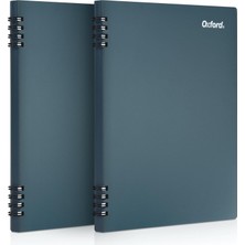 Str Store Taş Kağıt Defter, 5-1/2" x 8-1/2", Mavi Kapak, 60 Yaprak, 2'li Paket (161646)