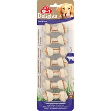 Universal Delights Beef Xs Boy Sığır Etli Kemik 7'li, 84 gr Köpek Ödülü