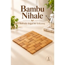 Mucit Home 1 Adet Bambu Damalı Nihale Sağlıklı Bambu
