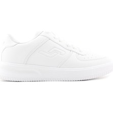 Jump 21516 Kadın Sneaker Spor Ayakkabı Suni Deri Tekstil Beyaz