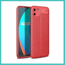 Ny Joy Realme C11 Uyumlu Kılıf Auto Focus Kapak - Kırmızı Nyjoybz