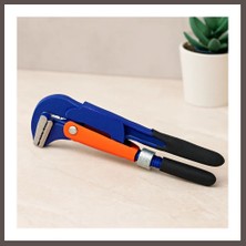 Ecotrend 1 Inç Çelik Boru Anahtarı (Silikon Saplı, 90° Maşalı) ECO123