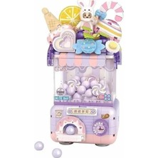 Loz Mikro Blok Gashapon Makinesi Mor 428 Parça LZ1679