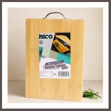 Ecotrend Metal Kulplu Bambu Kesme Tahtası 26X36X1.7 cm ECO123