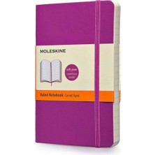 Moleskine 3647 Large Soft Purple Ruled Defter Mor /
