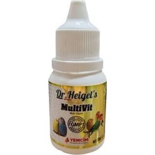 Nida Dr. Heigel’s Multivit Kuş Vitamini 20 ml (20’li Kutu) Nıda