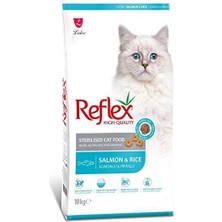 Nida Reflex Sterilised Somonlu ve Pirinçli Kısırlaştırılmış Yetişkin Kedi Maması 10 kg Nıda