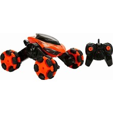 Sunman Drift Car Işıklı USB Şarjlı Uzaktan Kumandalı Araba Turuncu