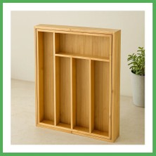 Astraltech Bambu Çekmece Kaşıklık 7 Bölmeli Çok Amaçlı Organizer Bezoss