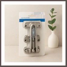 Ecotrend Çelik Kapı Emniyet Kelepçe (Krom) 60 mm ECO123
