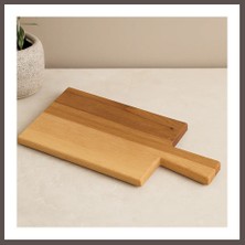 Ecotrend Saplı Ahşap Kesim Panosu 17X37 cm ECO123