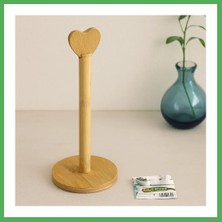 Astraltech Bambu Kağıt Havluluk Yuvarlak Taban 12 cm Kalp Sap 28.5 cm Bezoss