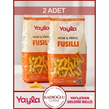 Yayla Glutensiz Mısır Pirinç Fusilli 400 G x 2 Adet
