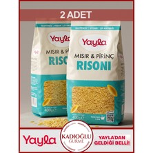 Yayla Glutensiz Mısır Pirinç Risoni 400 G x 2 Adet