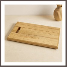 Ecotrend Ahşap Kesim Panosu / Et Tahtası 25X40 cm - 2.5 cm ECO123